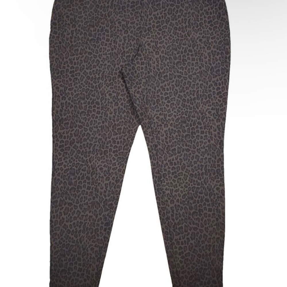 Philosophy Leopard Print Leggings - Black and Brown